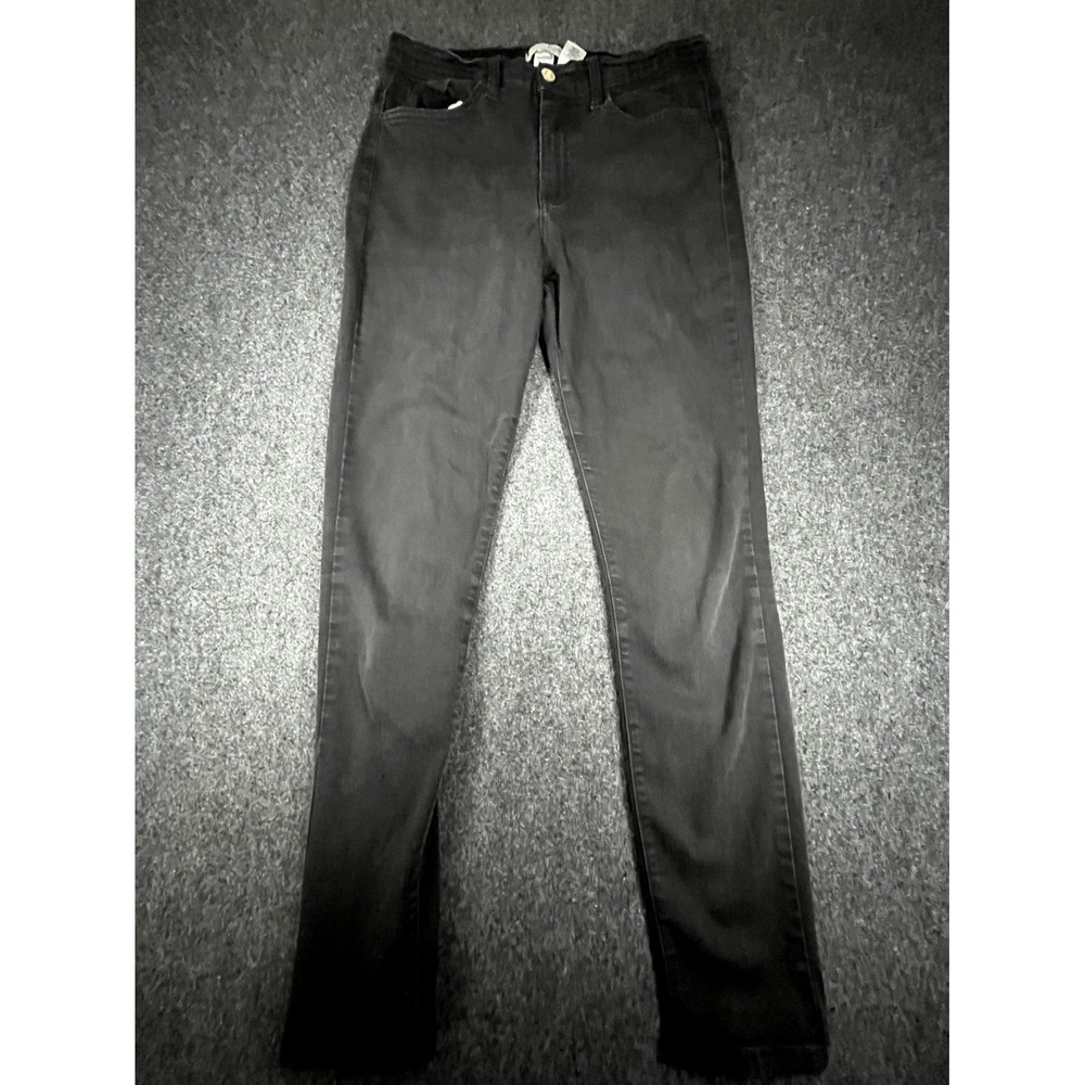Judy Blue Skinny Jeans Womens 11/30 Black Denim Dark Wash 5-Pockets Stretch